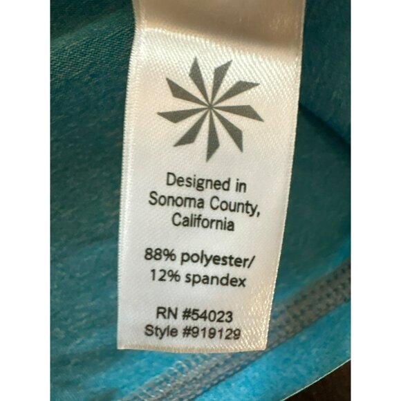 New Athleta Northern Lights Reflective Blue Workout Tank Top Size XL - Picture 5 of 10